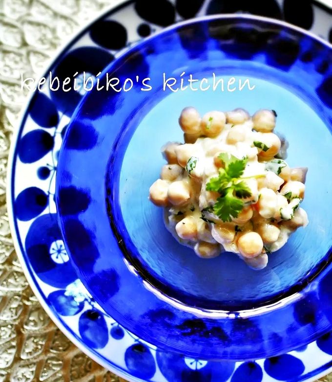 ひよこ豆のヨーグルトサラダ-レシピのメイン写真