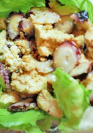 タコと豆腐の簡単サラダ-レシピのメイン写真