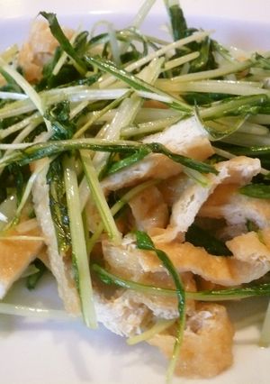 簡単炒め煮☆水菜でチャチャっとあと一品☆-レシピのメイン写真