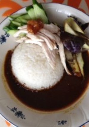 鶏ハムとなすのカレー　しょうゆ麹のせ-レシピのメイン写真