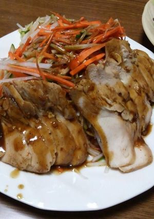 焼肉のタレで鶏チャーシューもどき！？-レシピのメイン写真