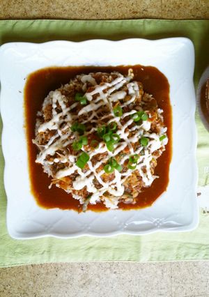 すきやのカレー　お好み焼き　もどき！？-レシピのメイン写真