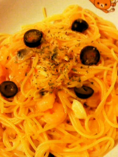 完熟トマトスープのパスタ-レシピのメイン写真
