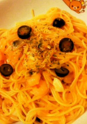 完熟トマトスープのパスタ-レシピのメイン写真