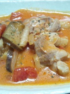 鶏肉と茄子のトマトクリーム煮-レシピのメイン写真