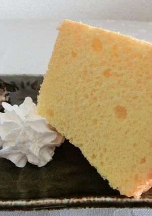 しっとり♪とあるカフェのシフォンケーキ。-レシピのメイン写真