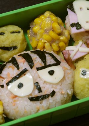 キャラ弁　ワンピースづくし-レシピのメイン写真