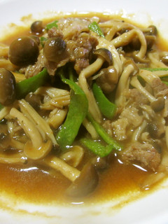 牛肉としめじの炒め物-レシピのメイン写真