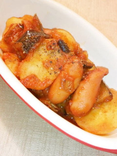 じゃがなすウィンナーのトマト煮込み-レシピのメイン写真