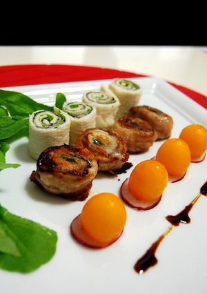 豚肉の海苔チー巻きステーキ-レシピのメイン写真