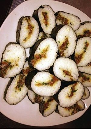 子供と超簡単生マグロ漬けネギトロ鉄火巻き-レシピのメイン写真