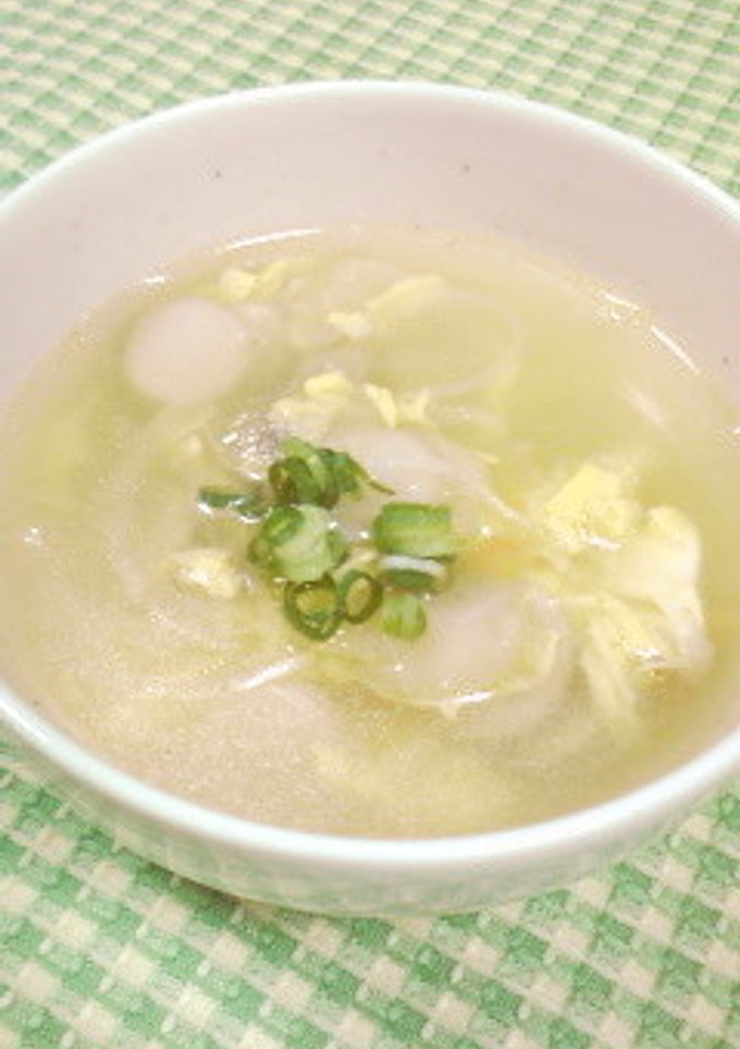 簡単！卵とエリンギのやさしいスープ-レシピのメイン写真