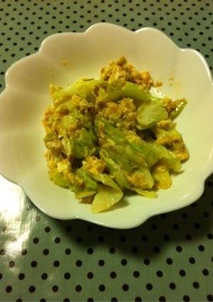 簡単！キャベツと卵のマヨ醤油炒め-レシピのメイン写真