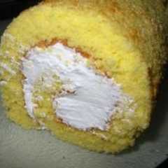 รูปของ 黄色いロールケーキ