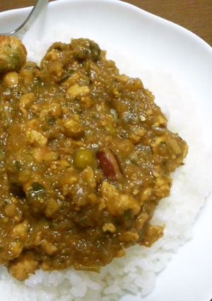 サラダクラブ豆づくしと野菜のキーマカレー-レシピのメイン写真