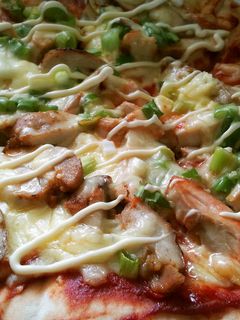 ふんわりスイートチリマヨチキンピザ-レシピのメイン写真