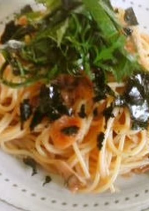 ツナとえのきの簡単和風パスタ-レシピのメイン写真
