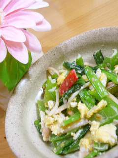 美味☆小松菜のカレー味オイマヨ☆-レシピのメイン写真
