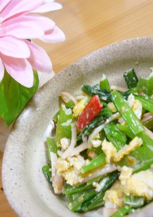 美味☆小松菜のカレー味オイマヨ☆-レシピのメイン写真