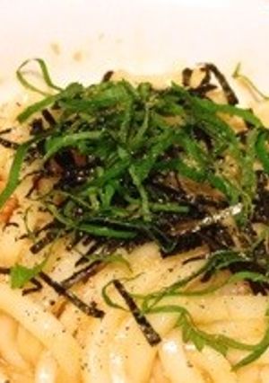 ■釜揚げ明太カルボうどん■-レシピのメイン写真