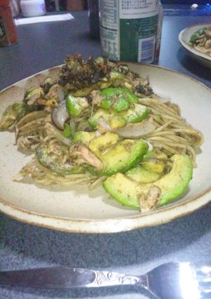 海苔アボカドパスタ-レシピのメイン写真