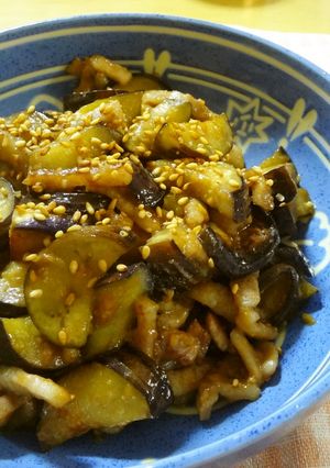 とろ~り茄子の♪甘味噌炒め-レシピのメイン写真