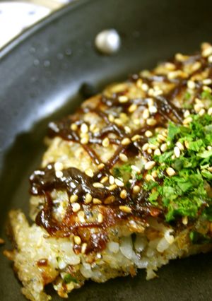 シシャモ入り☆お好み<ごはん>焼き-レシピのメイン写真
