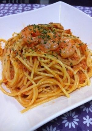 簡単美味しい☆蟹のトマトクリームパスタ-レシピのメイン写真