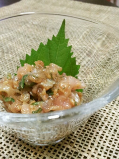 あと一品に☆超簡単☆醤油麹でなめろう風-レシピのメイン写真