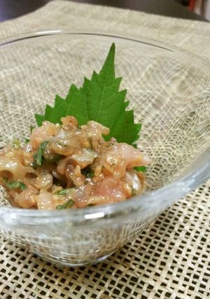 あと一品に☆超簡単☆醤油麹でなめろう風-レシピのメイン写真