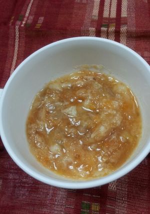 麩のさっぱりトマト煮（ゴックン期離乳食）-レシピのメイン写真