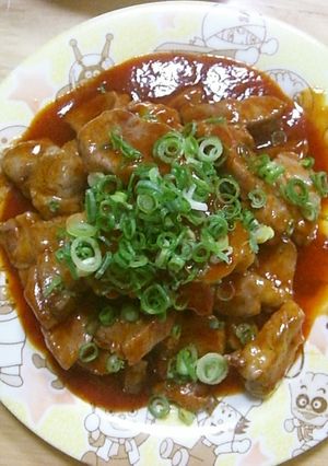 簡単ですぐできる！豚のケチャップ煮-レシピのメイン写真
