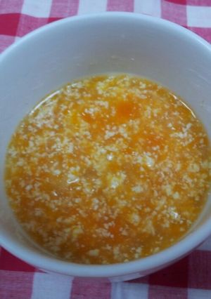 豆腐と人参のトロトロ煮（ゴックン離乳食）-レシピのメイン写真