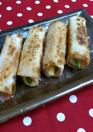アスパラとハムチーズのパリパリ焼き-レシピのメイン写真