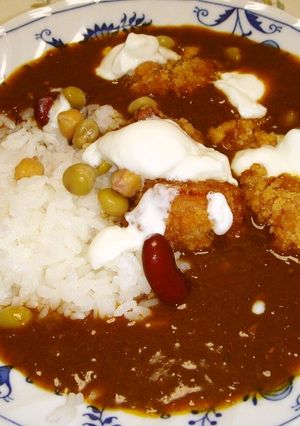 すき家deチキン&ビーンズカレー-レシピのメイン写真
