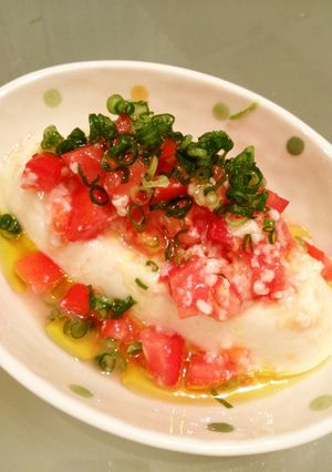 冷奴 塩麹トマトとオリーブオイルで-レシピのメイン写真