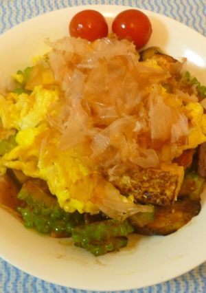 パパのナスとゴーヤーチャンプル-レシピのメイン写真