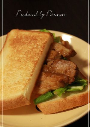 【名古屋飯】味噌煮込み豚のサンドイッチ-レシピのメイン写真