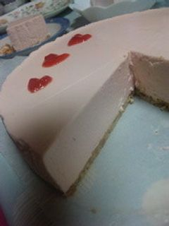 いちごレアチーズケーキ-レシピのメイン写真