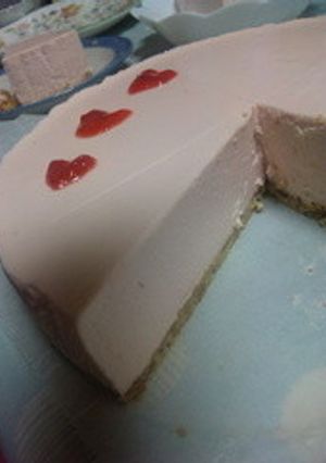 いちごレアチーズケーキ-レシピのメイン写真
