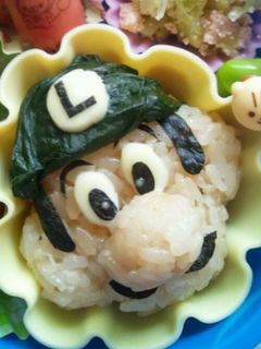 ルイージ☆キャラ弁-レシピのメイン写真