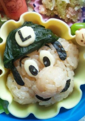 ルイージ☆キャラ弁-レシピのメイン写真