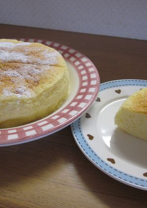 カスタードスフレケーキ-レシピのメイン写真