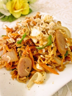 お弁当に♡切干大根de焼きそば-レシピのメイン写真