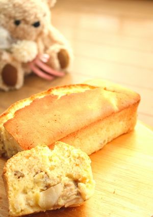 簡単☆更にしっとりヨーグルトバナナケーキ-レシピのメイン写真