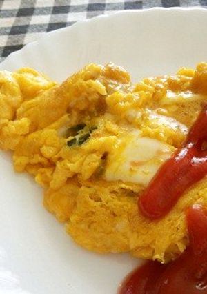 かぼちゃのチーズオムレツ-レシピのメイン写真