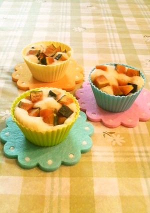 レンジで簡単♪ふんわり南瓜蒸しパン-レシピのメイン写真