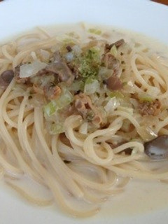 あさりコンソメの牛乳パスタ-レシピのメイン写真