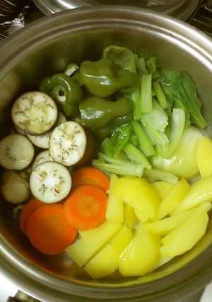 バター好き　いつもの蒸し野菜にこくがでる-レシピのメイン写真