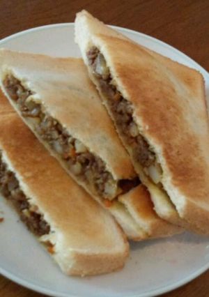 カレーホットサンド-レシピのメイン写真